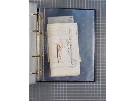 1830/86 (ca.), über 45 meist markenlose Briefe mit Steigbügelstempeln mit Schwerpunkt Württemberg, dabei u.a. HAIGERLOCH in r