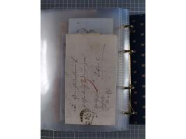 1830/86 (ca.), über 45 meist markenlose Briefe mit Steigbügelstempeln mit Schwerpunkt Württemberg, dabei u.a. HAIGERLOCH in r