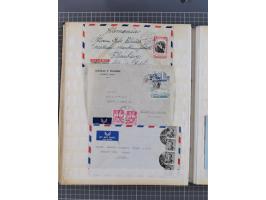 1931/81 (ca), over 120 cards and covers, incl. some better and early items, some Zeppelin Mail, etc., in one album