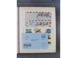 1931/81 (ca), over 120 cards and covers, incl. some better and early items, some Zeppelin Mail, etc., in one album