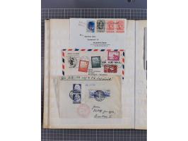 1931/81 (ca), over 120 cards and covers, incl. some better and early items, some Zeppelin Mail, etc., in one album