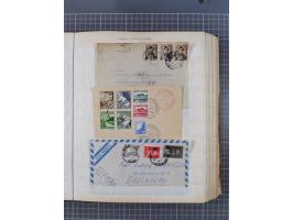 1931/81 (ca), over 120 cards and covers, incl. some better and early items, some Zeppelin Mail, etc., in one album