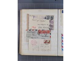 1931/81 (ca), over 120 cards and covers, incl. some better and early items, some Zeppelin Mail, etc., in one album