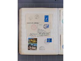 1931/81 (ca), over 120 cards and covers, incl. some better and early items, some Zeppelin Mail, etc., in one album