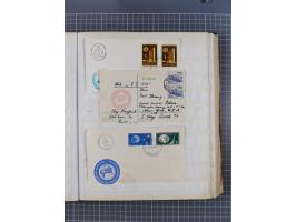 1931/81 (ca), over 120 cards and covers, incl. some better and early items, some Zeppelin Mail, etc., in one album