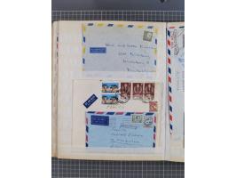 1931/81 (ca), over 120 cards and covers, incl. some better and early items, some Zeppelin Mail, etc., in one album