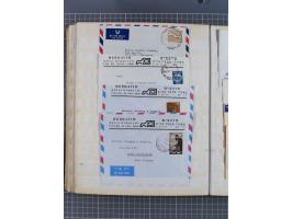 1931/81 (ca), over 120 cards and covers, incl. some better and early items, some Zeppelin Mail, etc., in one album