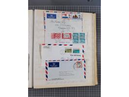 1931/81 (ca), over 120 cards and covers, incl. some better and early items, some Zeppelin Mail, etc., in one album