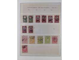 1920/23, Turkey in Asia collection on eight album pages starting with first issues, including Mi.739, 742 mint and used, spec