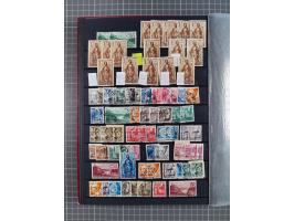 1948/51, meist postfrischer und gestempelter Bestand, angefangen ab Posthornsatz kpl. postfrisch sign. bzw. 70-90 Pfg. unsign