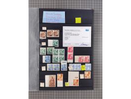 1948/51, meist postfrischer und gestempelter Bestand, angefangen ab Posthornsatz kpl. postfrisch sign. bzw. 70-90 Pfg. unsign