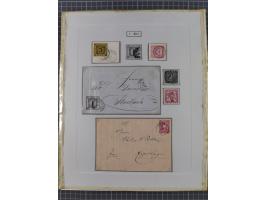 AACH bis ZELL, große Stempelsammlung von Vorphilatelie bis Nachverwendungen in 15 Schubern, mit über 900 Belegen und vielen l