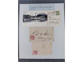 AACH bis ZELL, große Stempelsammlung von Vorphilatelie bis Nachverwendungen in 15 Schubern, mit über 900 Belegen und vielen l