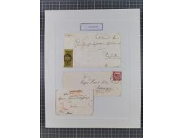 AACH bis ZELL, große Stempelsammlung von Vorphilatelie bis Nachverwendungen in 15 Schubern, mit über 900 Belegen und vielen l