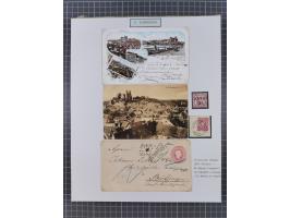 AACH bis ZELL, große Stempelsammlung von Vorphilatelie bis Nachverwendungen in 15 Schubern, mit über 900 Belegen und vielen l