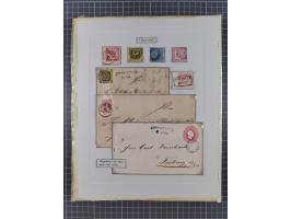 AACH bis ZELL, große Stempelsammlung von Vorphilatelie bis Nachverwendungen in 15 Schubern, mit über 900 Belegen und vielen l