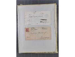 AACH bis ZELL, große Stempelsammlung von Vorphilatelie bis Nachverwendungen in 15 Schubern, mit über 900 Belegen und vielen l