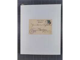 AACH bis ZELL, große Stempelsammlung von Vorphilatelie bis Nachverwendungen in 15 Schubern, mit über 900 Belegen und vielen l