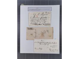 AACH bis ZELL, große Stempelsammlung von Vorphilatelie bis Nachverwendungen in 15 Schubern, mit über 900 Belegen und vielen l