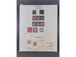 AACH bis ZELL, große Stempelsammlung von Vorphilatelie bis Nachverwendungen in 15 Schubern, mit über 900 Belegen und vielen l