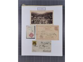 AACH bis ZELL, große Stempelsammlung von Vorphilatelie bis Nachverwendungen in 15 Schubern, mit über 900 Belegen und vielen l