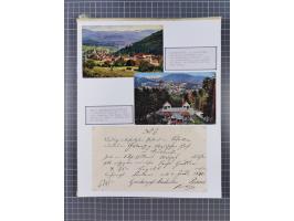 AACH bis ZELL, große Stempelsammlung von Vorphilatelie bis Nachverwendungen in 15 Schubern, mit über 900 Belegen und vielen l