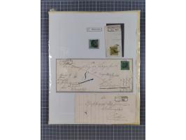 AACH bis ZELL, große Stempelsammlung von Vorphilatelie bis Nachverwendungen in 15 Schubern, mit über 900 Belegen und vielen l