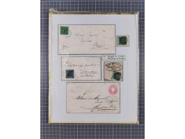 AACH bis ZELL, große Stempelsammlung von Vorphilatelie bis Nachverwendungen in 15 Schubern, mit über 900 Belegen und vielen l