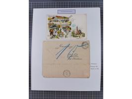 AACH bis ZELL, große Stempelsammlung von Vorphilatelie bis Nachverwendungen in 15 Schubern, mit über 900 Belegen und vielen l