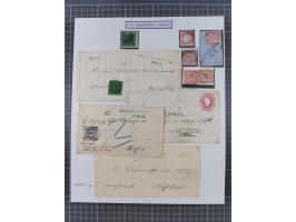 AACH bis ZELL, große Stempelsammlung von Vorphilatelie bis Nachverwendungen in 15 Schubern, mit über 900 Belegen und vielen l