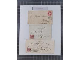 AACH bis ZELL, große Stempelsammlung von Vorphilatelie bis Nachverwendungen in 15 Schubern, mit über 900 Belegen und vielen l