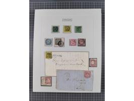 AACH bis ZELL, große Stempelsammlung von Vorphilatelie bis Nachverwendungen in 15 Schubern, mit über 900 Belegen und vielen l