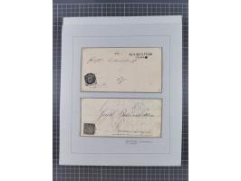 AACH bis ZELL, große Stempelsammlung von Vorphilatelie bis Nachverwendungen in 15 Schubern, mit über 900 Belegen und vielen l