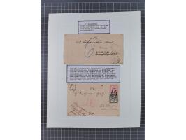 AACH bis ZELL, große Stempelsammlung von Vorphilatelie bis Nachverwendungen in 15 Schubern, mit über 900 Belegen und vielen l