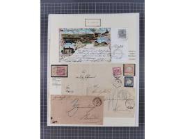 AACH bis ZELL, große Stempelsammlung von Vorphilatelie bis Nachverwendungen in 15 Schubern, mit über 900 Belegen und vielen l