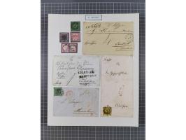 AACH bis ZELL, große Stempelsammlung von Vorphilatelie bis Nachverwendungen in 15 Schubern, mit über 900 Belegen und vielen l