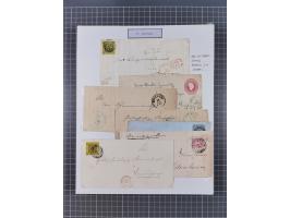 AACH bis ZELL, große Stempelsammlung von Vorphilatelie bis Nachverwendungen in 15 Schubern, mit über 900 Belegen und vielen l