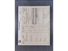 AACH bis ZELL, große Stempelsammlung von Vorphilatelie bis Nachverwendungen in 15 Schubern, mit über 900 Belegen und vielen l