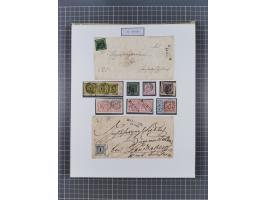 AACH bis ZELL, große Stempelsammlung von Vorphilatelie bis Nachverwendungen in 15 Schubern, mit über 900 Belegen und vielen l