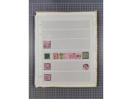 AACH bis ZELL, große Stempelsammlung von Vorphilatelie bis Nachverwendungen in 15 Schubern, mit über 900 Belegen und vielen l