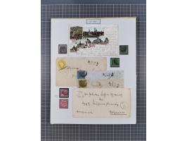 AACH bis ZELL, große Stempelsammlung von Vorphilatelie bis Nachverwendungen in 15 Schubern, mit über 900 Belegen und vielen l