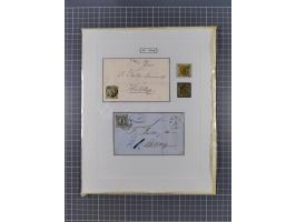 AACH bis ZELL, große Stempelsammlung von Vorphilatelie bis Nachverwendungen in 15 Schubern, mit über 900 Belegen und vielen l