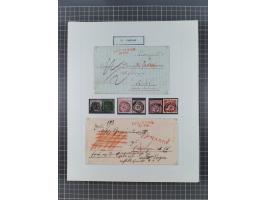 AACH bis ZELL, große Stempelsammlung von Vorphilatelie bis Nachverwendungen in 15 Schubern, mit über 900 Belegen und vielen l