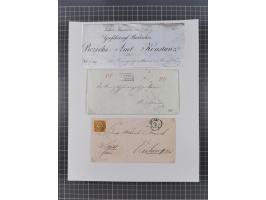 AACH bis ZELL, große Stempelsammlung von Vorphilatelie bis Nachverwendungen in 15 Schubern, mit über 900 Belegen und vielen l