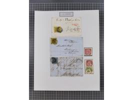 AACH bis ZELL, große Stempelsammlung von Vorphilatelie bis Nachverwendungen in 15 Schubern, mit über 900 Belegen und vielen l