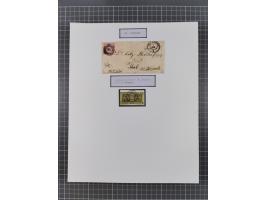 AACH bis ZELL, große Stempelsammlung von Vorphilatelie bis Nachverwendungen in 15 Schubern, mit über 900 Belegen und vielen l