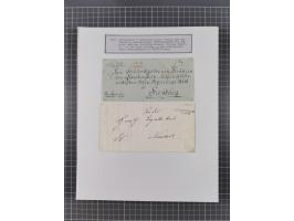 AACH bis ZELL, große Stempelsammlung von Vorphilatelie bis Nachverwendungen in 15 Schubern, mit über 900 Belegen und vielen l