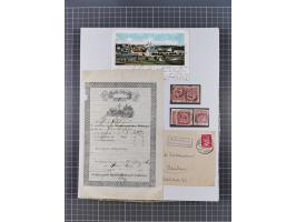 AACH bis ZELL, große Stempelsammlung von Vorphilatelie bis Nachverwendungen in 15 Schubern, mit über 900 Belegen und vielen l