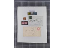 AACH bis ZELL, große Stempelsammlung von Vorphilatelie bis Nachverwendungen in 15 Schubern, mit über 900 Belegen und vielen l