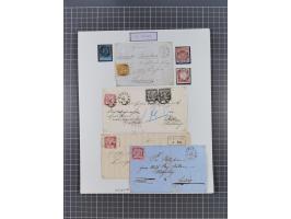 AACH bis ZELL, große Stempelsammlung von Vorphilatelie bis Nachverwendungen in 15 Schubern, mit über 900 Belegen und vielen l